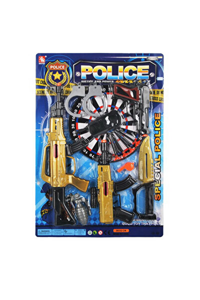 PlayFun Jucărie Set jucărie polițist Special Police, Arme aurii, C Interactiv...
