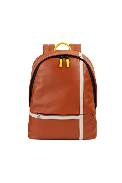 DUDU Rucsac spațios din piele cu spațiu pentru un laptop