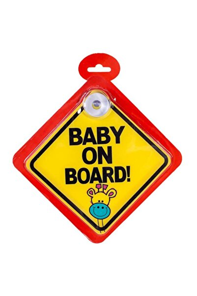OEM Autocolant Auto Baby On Board, Multicolor, Vizibilitate Bună, 22x22cm