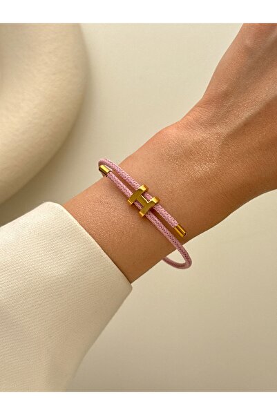 YOUES JEWELRY Çelik Kadın Erkek Unisex Ayarlanabilir İp Bileklik