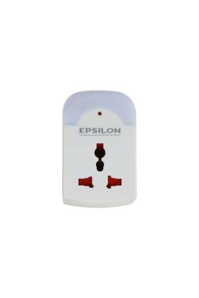 EPSİLON 3 Way Universal Adaptor with Night Light EPSES216, 3-Port Universal P...