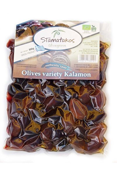 Stamatakos Masline kalamata vidate bio 500g Olivegrove