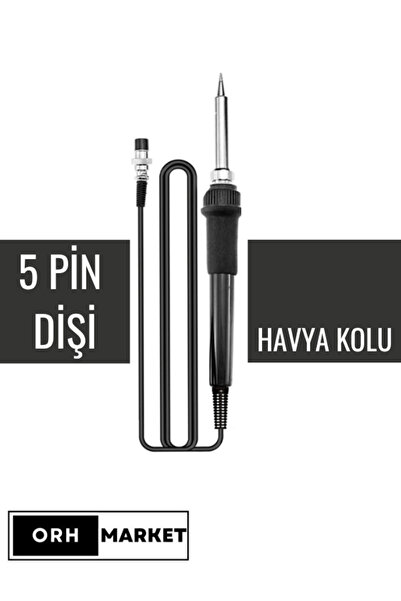 ORH Market Lehimleme Istasyonlarına Uygun 5 Pinli Dişi Yedek Havya Kolu