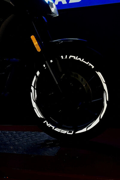 Banxtre CFMOTO NK250 için Reflektörlü Premium Seri Jant Şeridi Sticker Seti (...