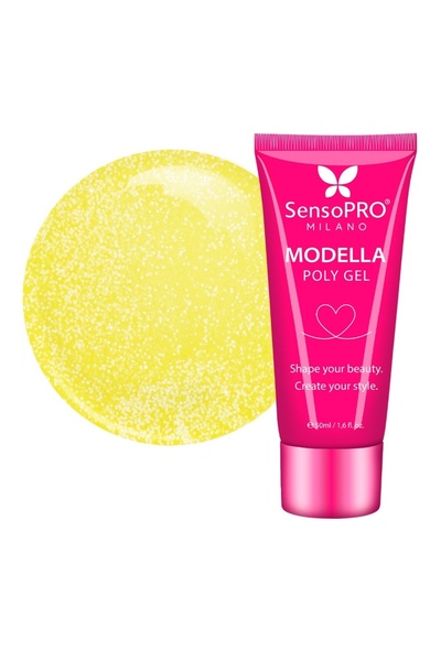 SensoPRO Milano Polygel MODELLA - Strălucire Solară, 50ml