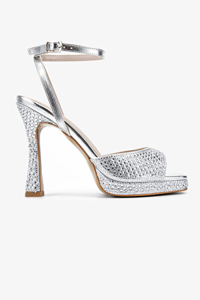 Valmenti Kadın Suni Deri Gümüş Night Shoes Ayakkabı