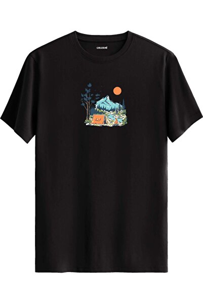 Colermi Mountain Camping Printed T-Shirt