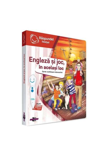 Raspundel Istetel Carte interactiva, Raspundel Istetel, Engleza si joc, in ac...