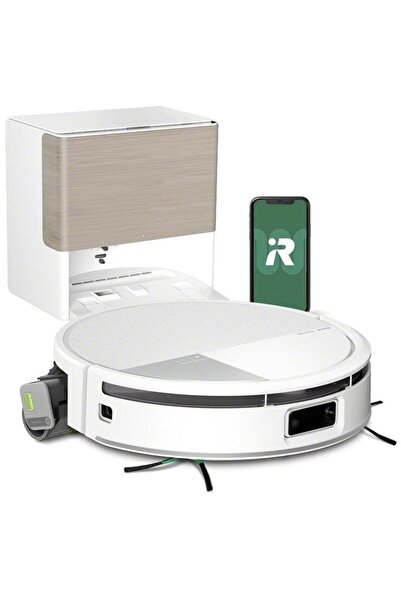 iRobot Roomba Max 705 Combo Robot Vacuum and Mop, 180 min, 13000Pa, LiDAR, White
