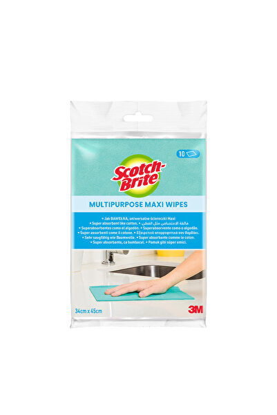 Scotch Brite Μάξι Σκοτς-Μπράιτ ™   Πανιά Γενικής Χρήσης 10 τεμάχια/ Σετ Άνω-Κάτω