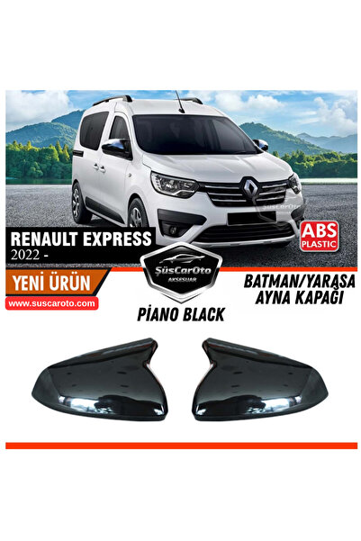 ŞüsCarOto Aksesuar Renault Express 2022 Sonrası Uyumlu Batman Yarasa Ayna Kap...