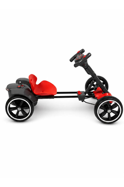Promagg Kart Electric Pliabil pentru Copii 12V cu Lumini LED, Rotire 360°, Mu...