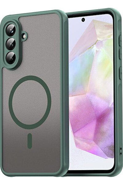 Techsuit Halofrost II Magsafe Πίσω Κάλυμμα Πλαστικό Πράσινο (Galaxy A56)