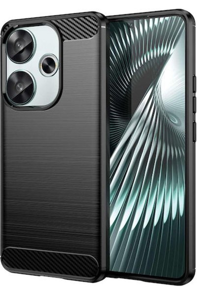 Techsuit Κάλυμμα Πλάτης Σιλικόνης Μαύρο (Poco F6)