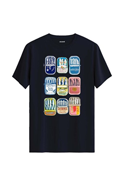 Colermi Vintage Sardines Printed T-Shirt