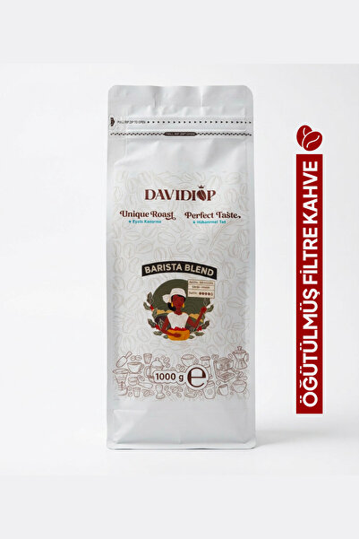 DAVIDIOP Barista Blend Espresso Kahve (Öğütülmüş Filtre Kahve) 1000 gr
