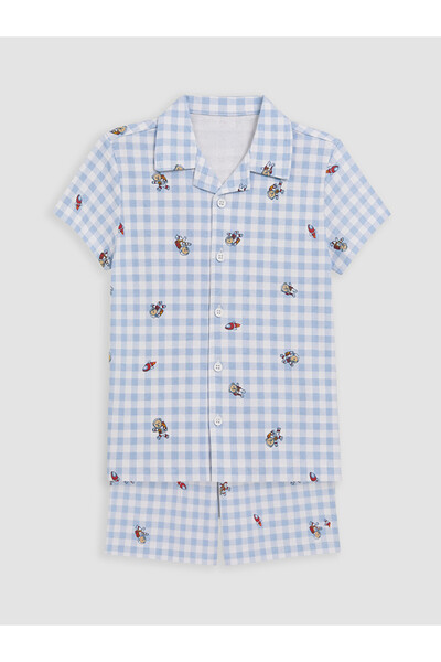 LC Waikiki Sparkling Choices from Shining Store Shirt Roba Collar Boy's Pajam...