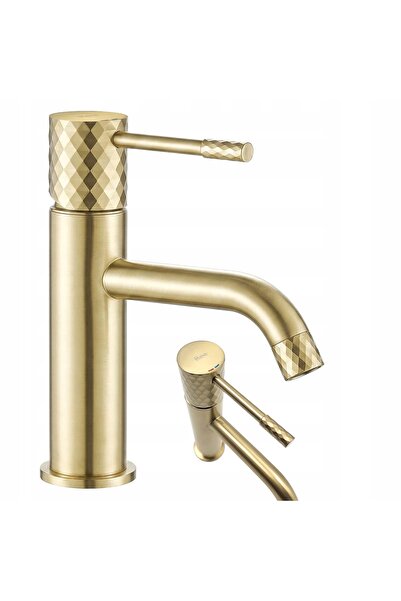 Rea Baterie De Lavoar Joasa Lungo Diamond Din Aur Periat