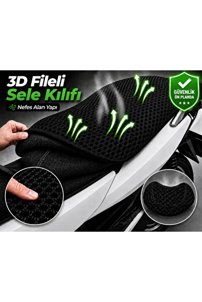 Vi Caro Husa scaunului motocicletei SYM Jet 14 200i Husa scaunului cu plasa 3...