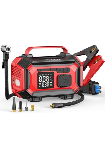 FOWAWU 8000A Jump Starter with Air Compressor, Car Battery Jumper Starter pow...