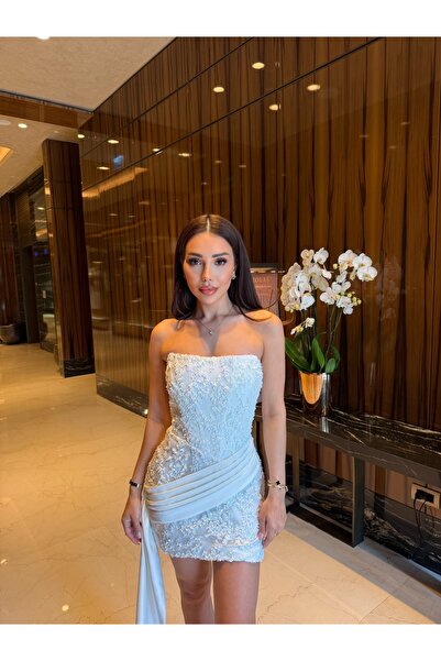 KKs Atelier Kısa Bride After Elbisesi