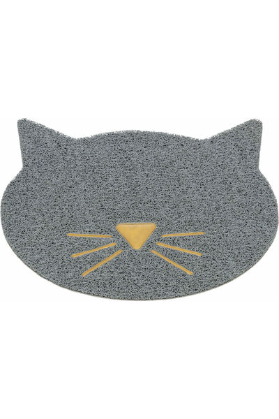 Trixie Covoras in Fata Litierei, Design Cap de Pisica, Dimensiune 50 x 60 cm