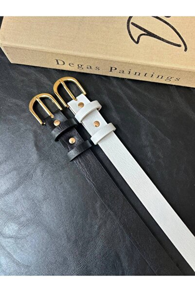 LİA KEMER 2-Piece Loyal Oval Buckle Jacket Belt, Dress Belt, Trouser Belt