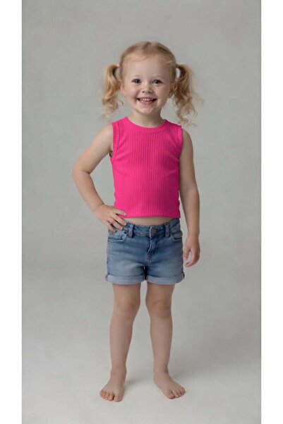 Woorage Girl's Camisole Crop Top Wrg-4739