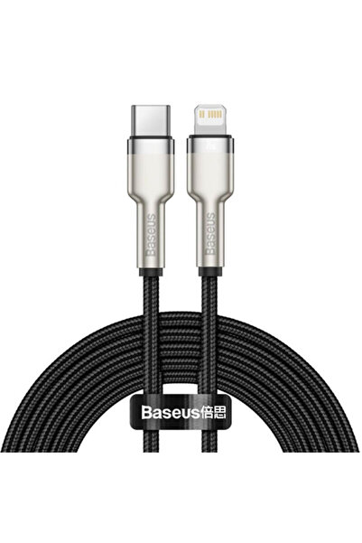 Baseus Cablu de date Seria Cafule Metal (CATLJK-A01) - Type-C la Lightning, Î...