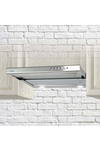 Akpo WK-7 LIGHT 60 INOX, Akpo Hood, 132 w, 1 motor, 3 speeds, White, 24 months