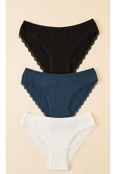 Anıt Lingerie Bambu Kenarları Dantel Detaylı Külot