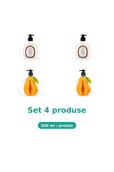 Tasty Set 4 Produse Tasty, Mix 2x Cocos, 2x Pepene Galben