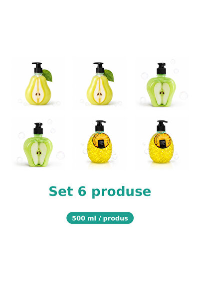 Tasty Set 6 Produse Tasty, Mix 2x Pere, 2x Mar Piele Sensibila, 2x Ananas