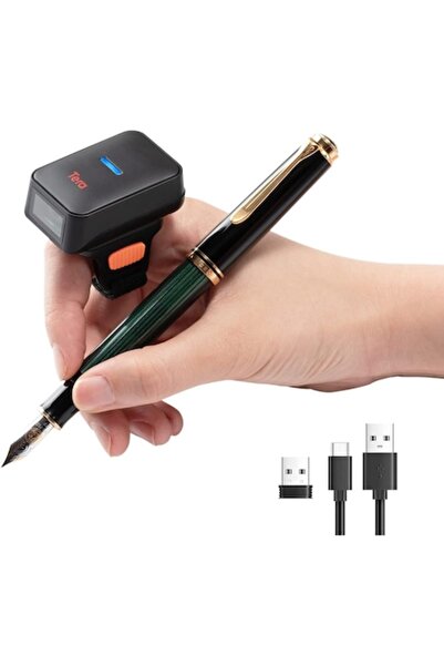 TERA Cititor de coduri QR 2D, design portabil, wireless 2.4G, Bluetooth, cone...