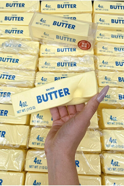 vattara Butter Squishy Viral Tereyağı Sukuşi Rainbow slow 1 Adet Sarı Stres O...