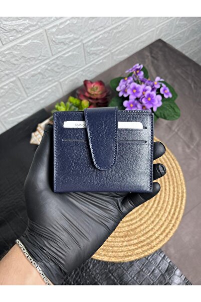 Generic Brand Genuine Leather Vertical Men's Wallet with Snap Closure, Compac...