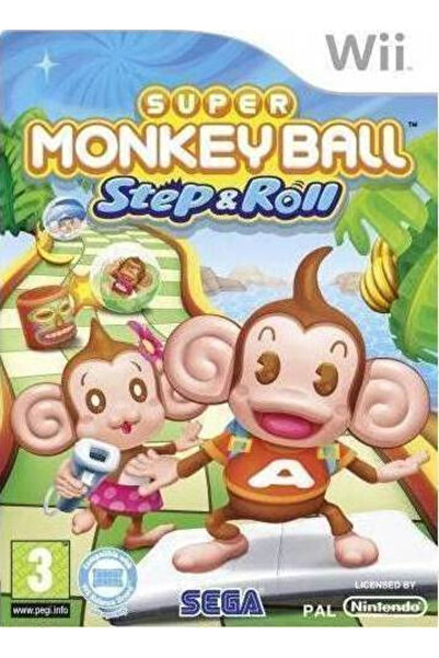 SEGA Σούπερ Μάνκι Μπολ: Στεπ εντ Ρολ Γουίι Παιχνίδι (Μεταχειρισμένο)