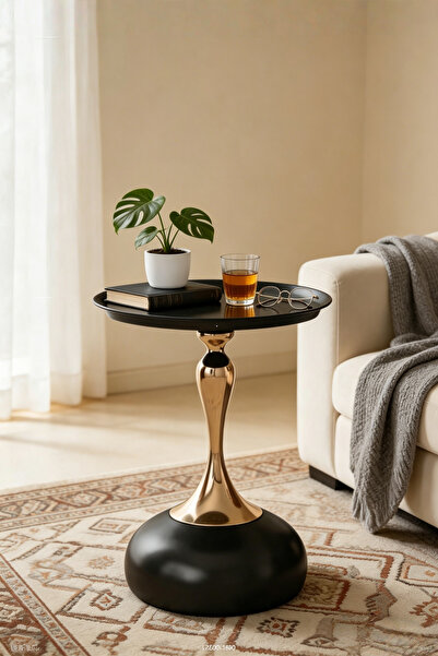 Shangxing Luxury Slim Waist Sofa Side Table Living Room Coffee Table Home Cre...