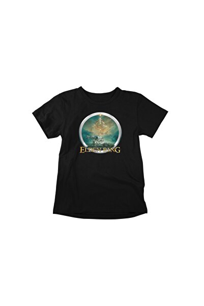 iLovePrints Elden Ring Icon Black T-Shirt