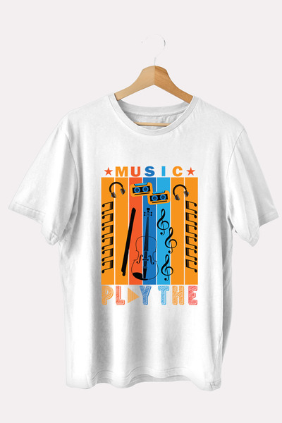 iLovePrints Μπλούζα Play The Muzic