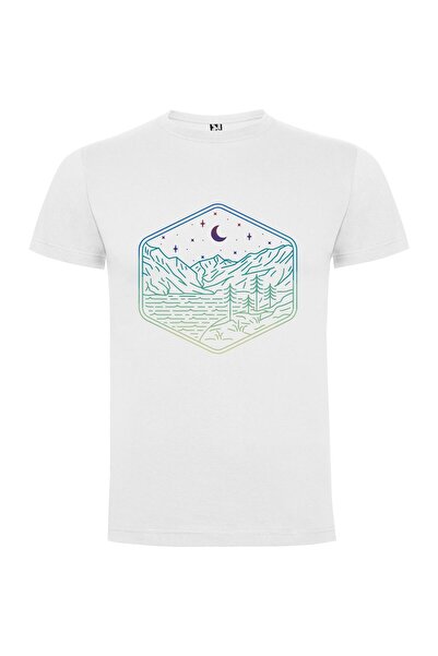 iLovePrints Starlit mountainscape Tshirt