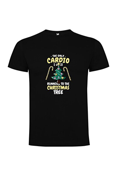 iLovePrints Tree-trotting Christmas Cardio Tshirt