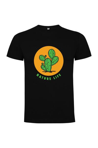 iLovePrints Green Cactus Life Tshirt