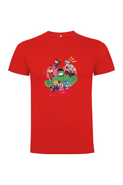 iLovePrints Valentine's Marvelous Cartoon Assembly Tshirt