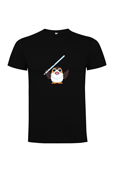 iLovePrints Last Porg Jedi Sword Tshirt