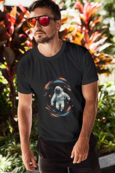 iLovePrints Astronaut in Space Artwork Tshirt
