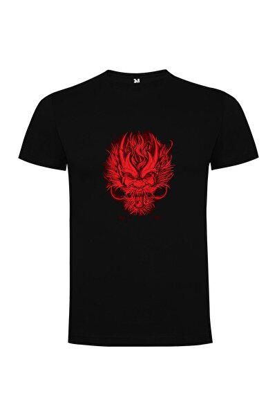 iLovePrints Crimson Dragon Fury Tshirt
