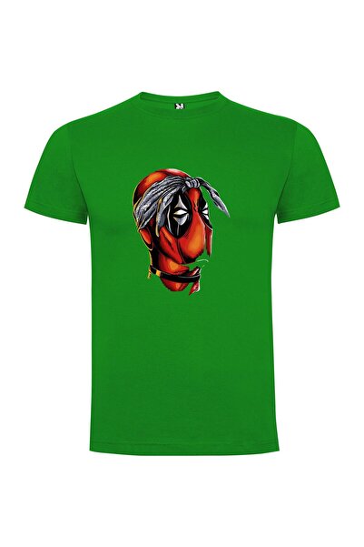iLovePrints Deadpool Mandalorian Portrait Tshirt