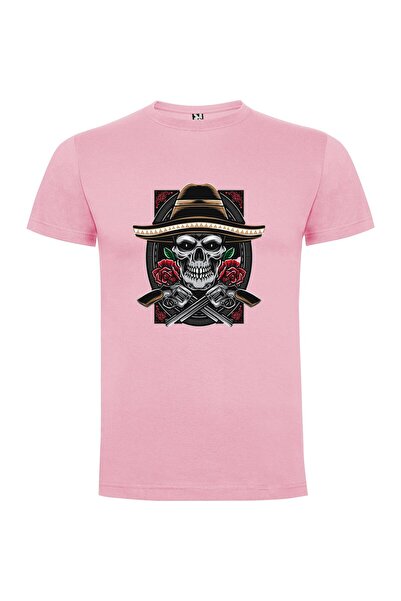 iLovePrints Skull Gunslinger Fiesta Tshirt
