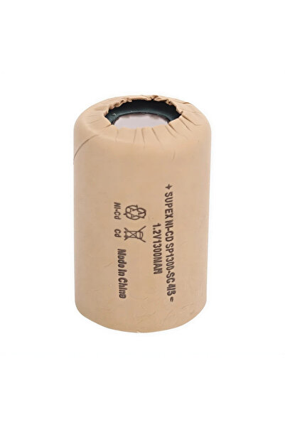 SP1300-SC4/5 1.2V 1300mAh Ni-Cd Karton Kaplama Şarjlı Matkap Pili